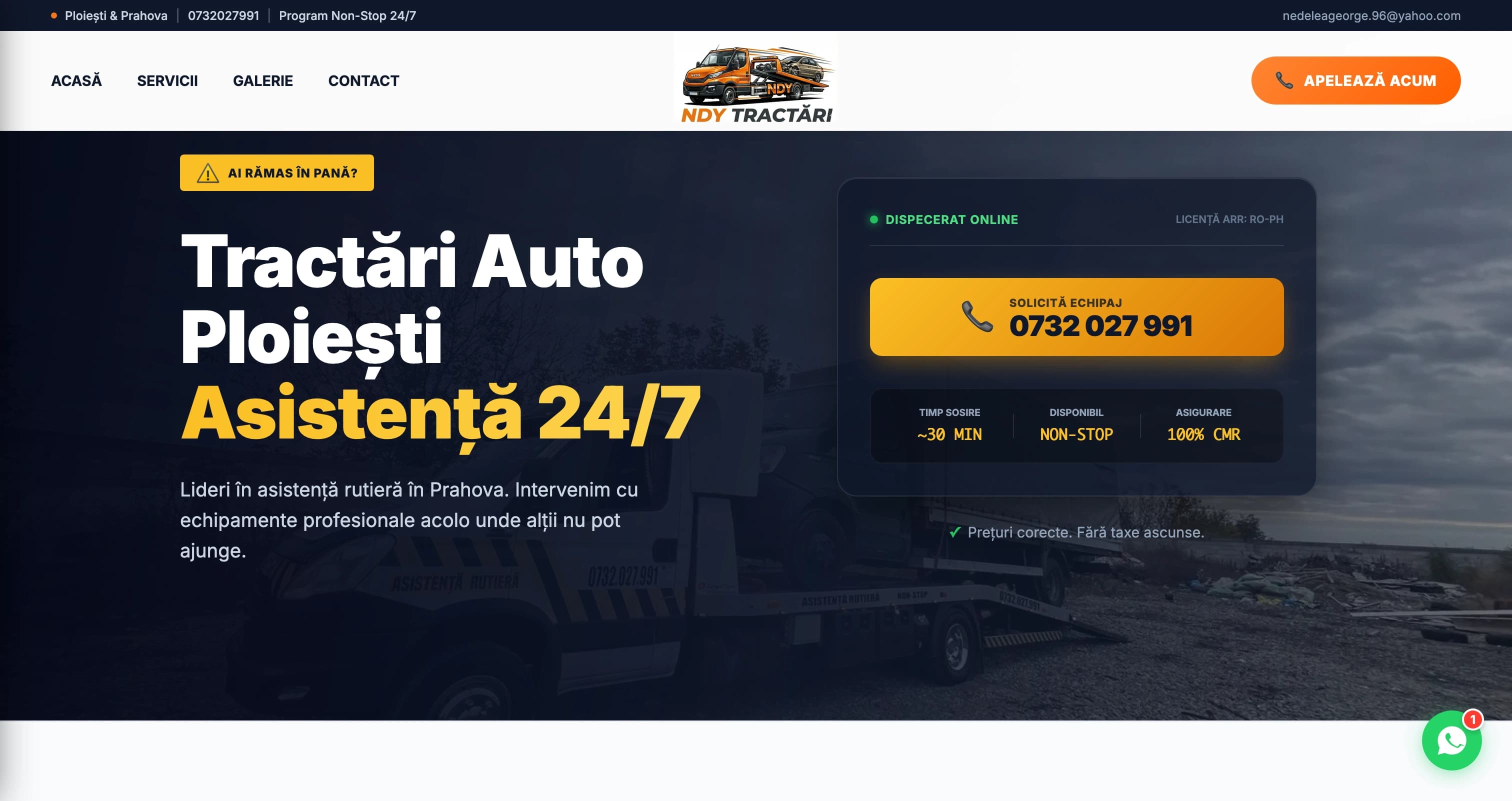 Tractări Auto NDY