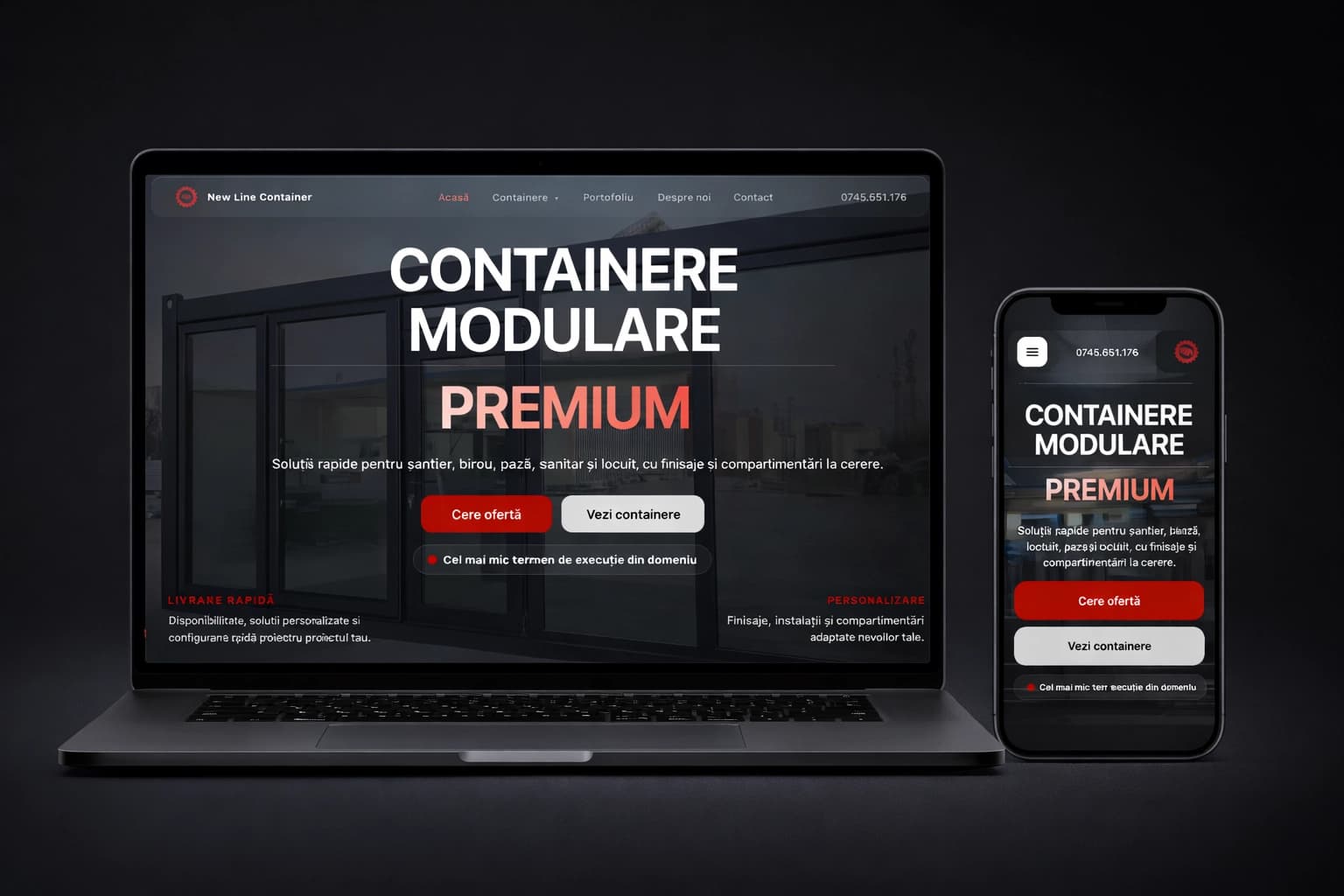 Proiect Creativenoir — design & dezvoltare web