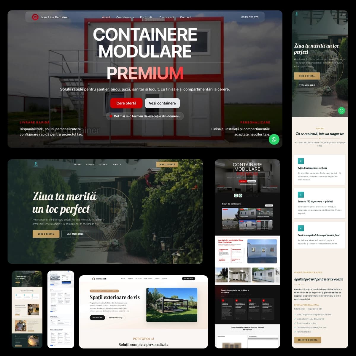 Mockup site web construit de Creativenoir