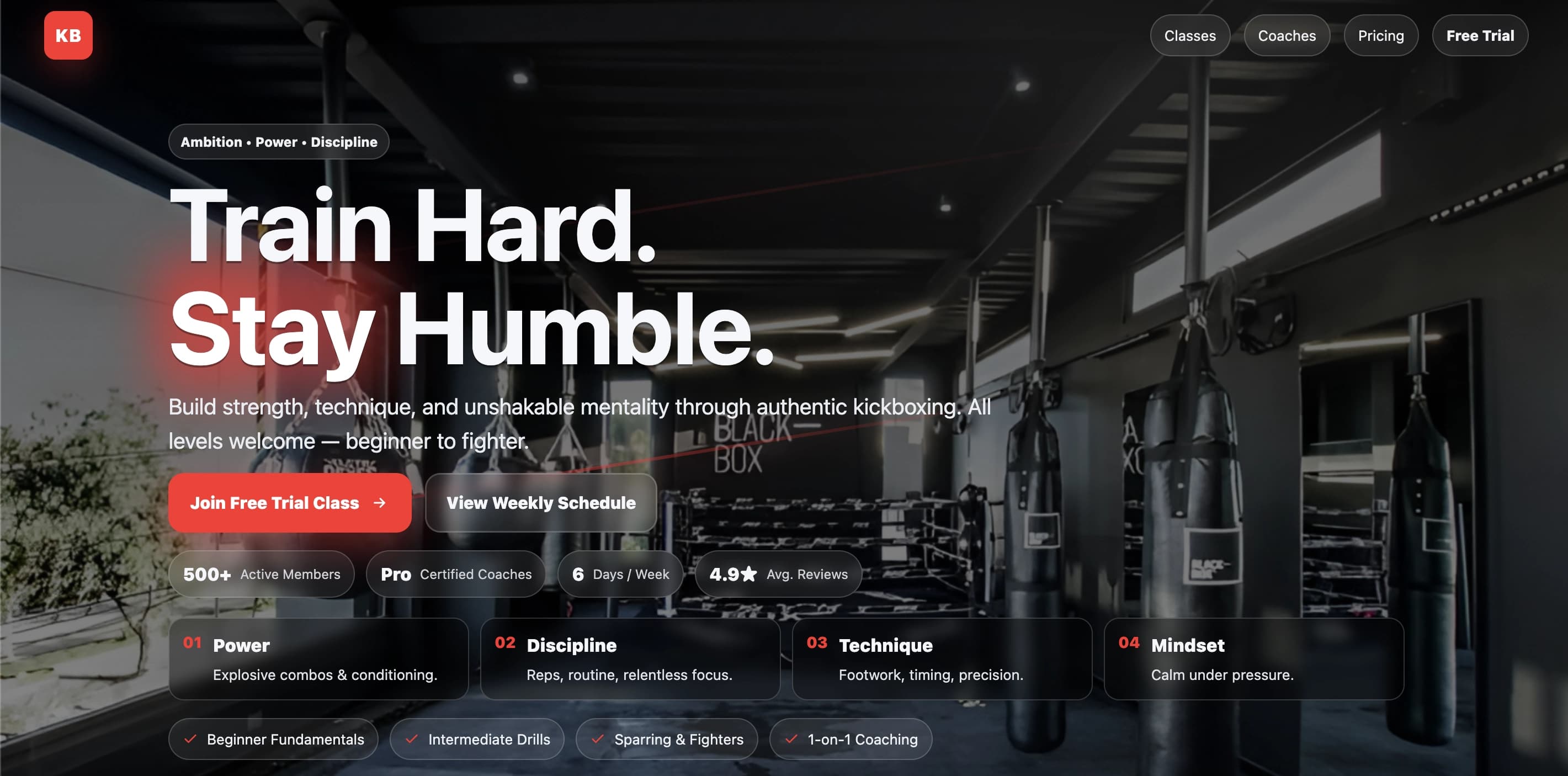 Website mockup
