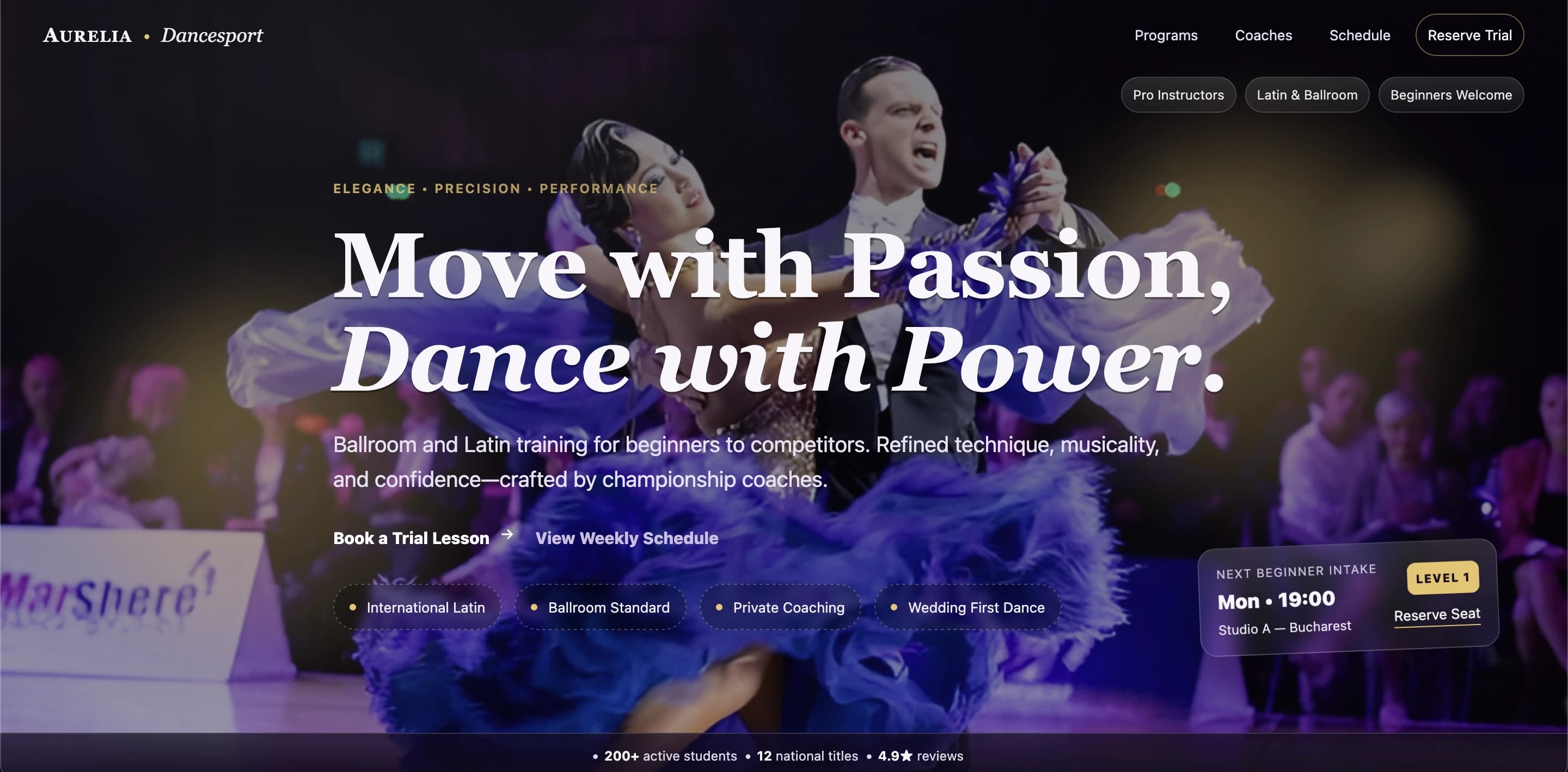 Website mockup
