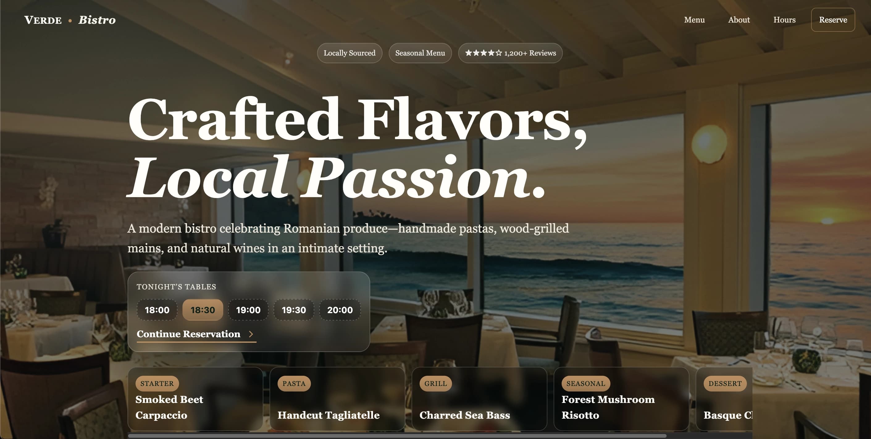 Website mockup